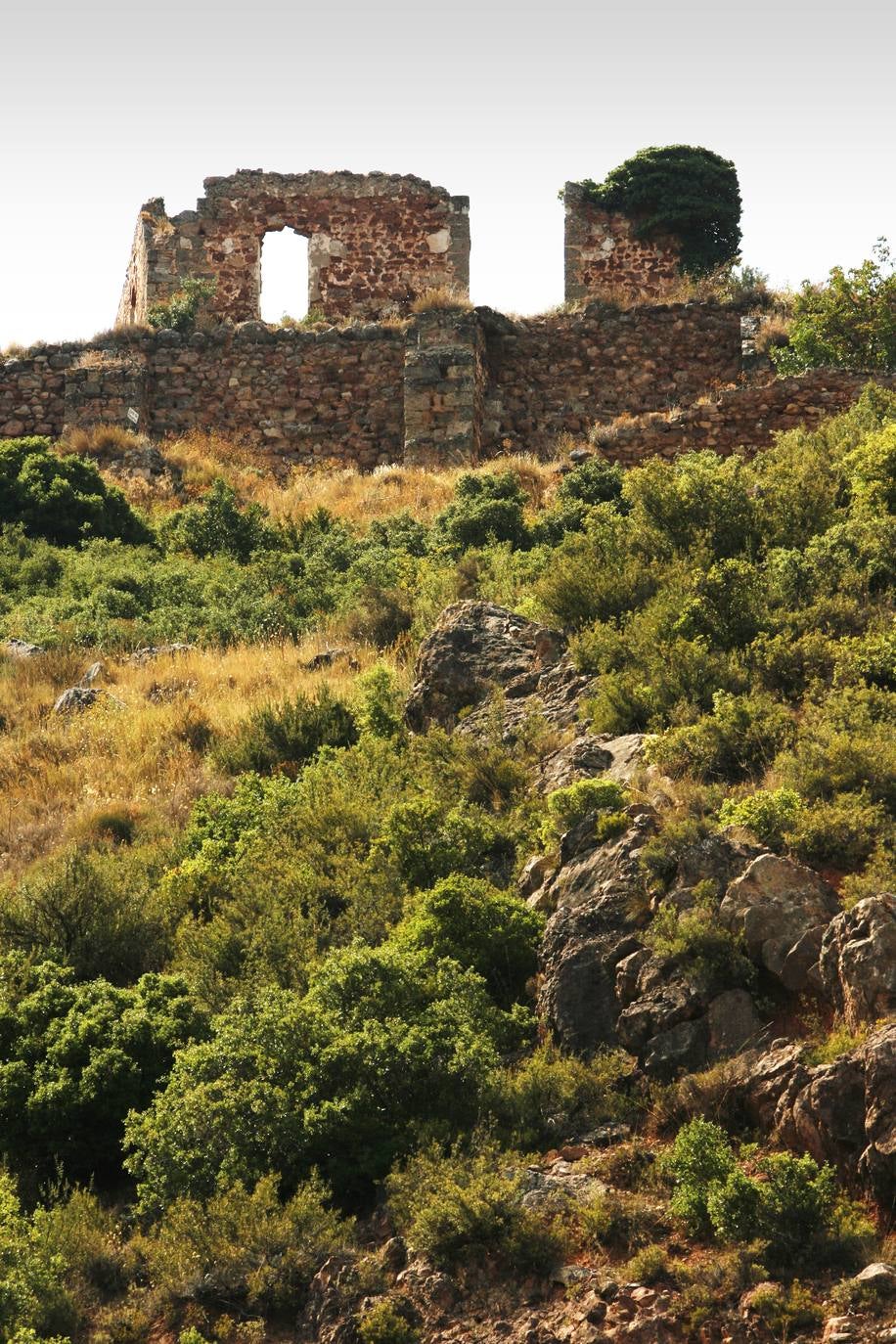 Ruinas del monasterio cisterciense de San Prudencio, ubicado en el barranco de Fuentezuela de la localidad de Clavijo