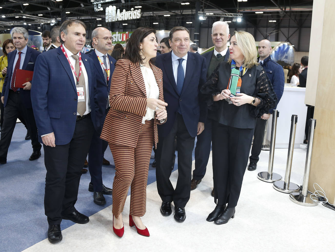 Galería de imágenes de la inauguración del estand de La Rioja, este jueves, con la visita del ministro de Agricultura Luis Planas y la presencia de la presidenta del Ejecutivo regional, Concha Andreu, y el alcalde de Logroño, Pablo Hermoso de Mendoza