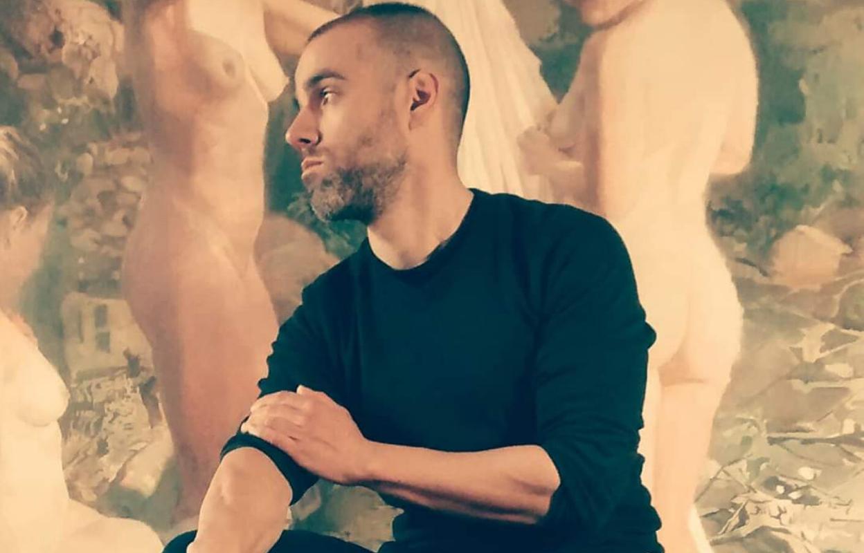 El escultor Sergio del Amo.