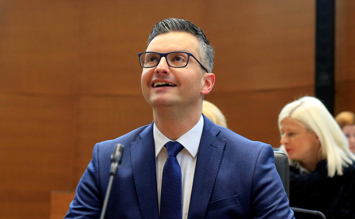 El primer ministro de Eslovenia, Marjan Sarec