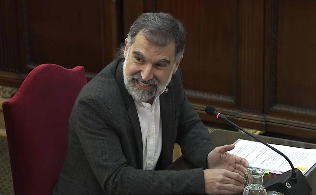 Jordi Cuixart, durante el juicio. 