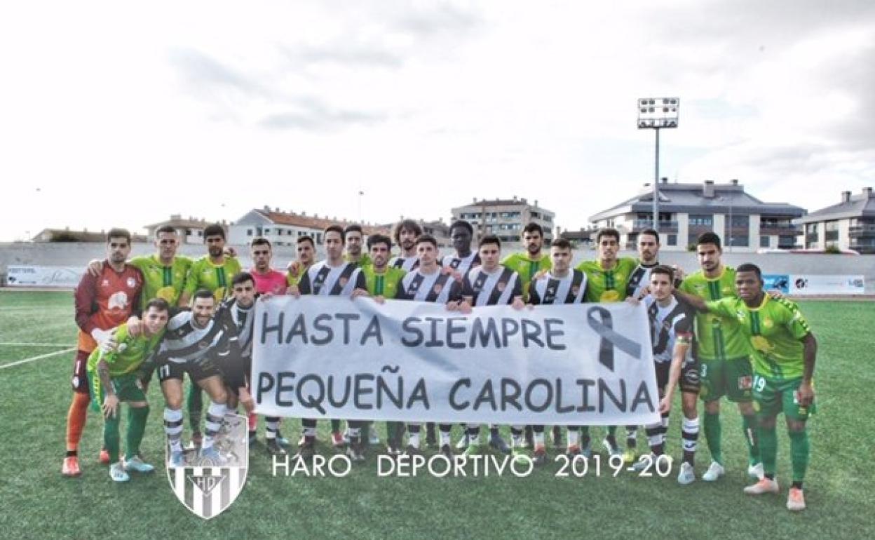 'Hasta siempre, pequeña Carolina': El recuerdo del Haro a la niña fallecida en Logroño