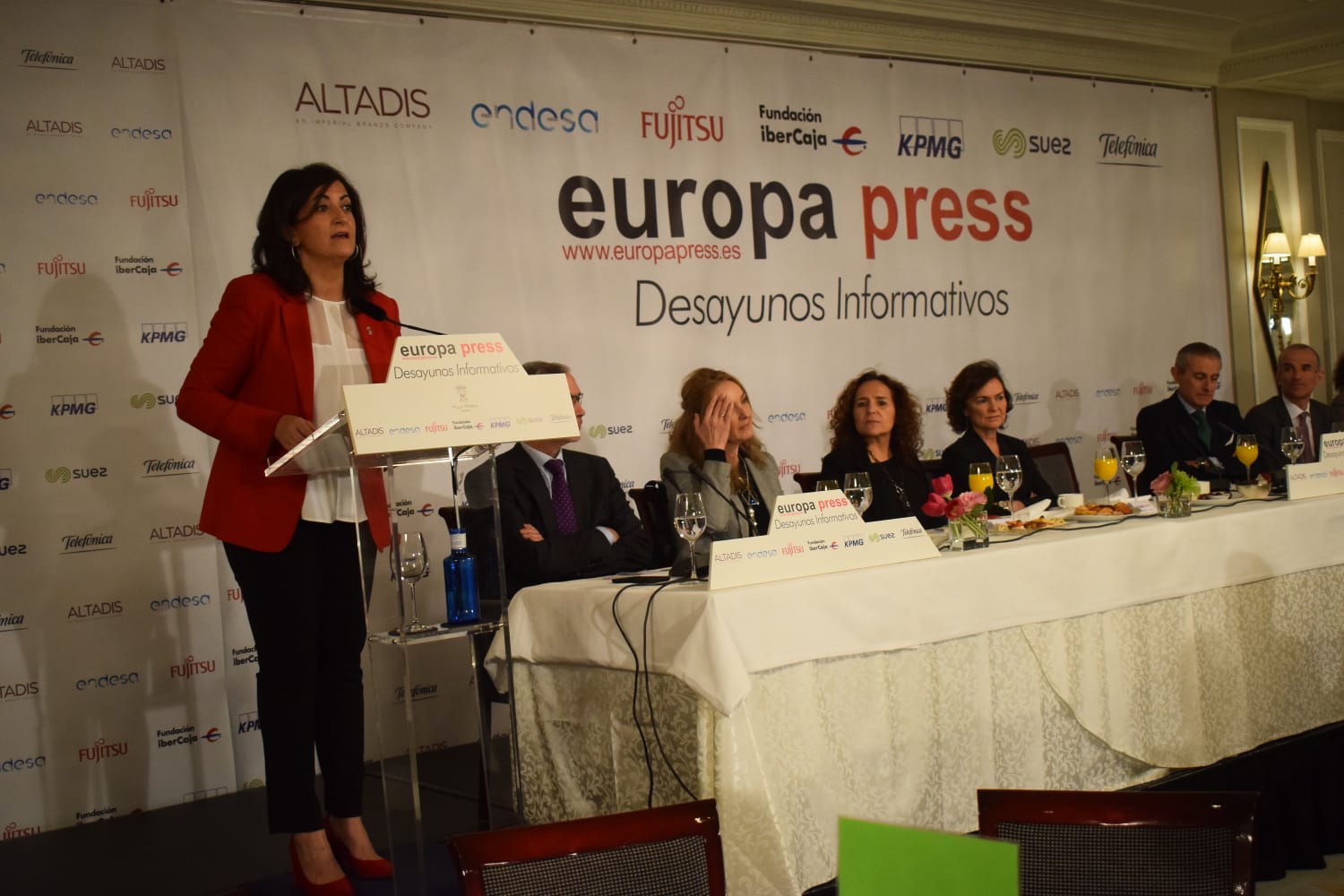 Fotos: Concha Andreu, protagonista este jueves de los Desayunos Informativos de Europa Press