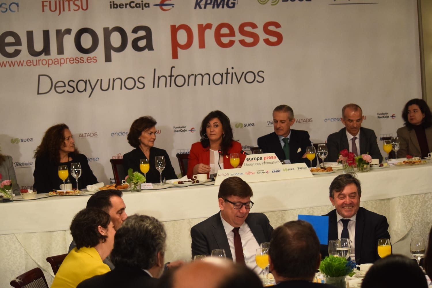 Fotos: Concha Andreu, protagonista este jueves de los Desayunos Informativos de Europa Press