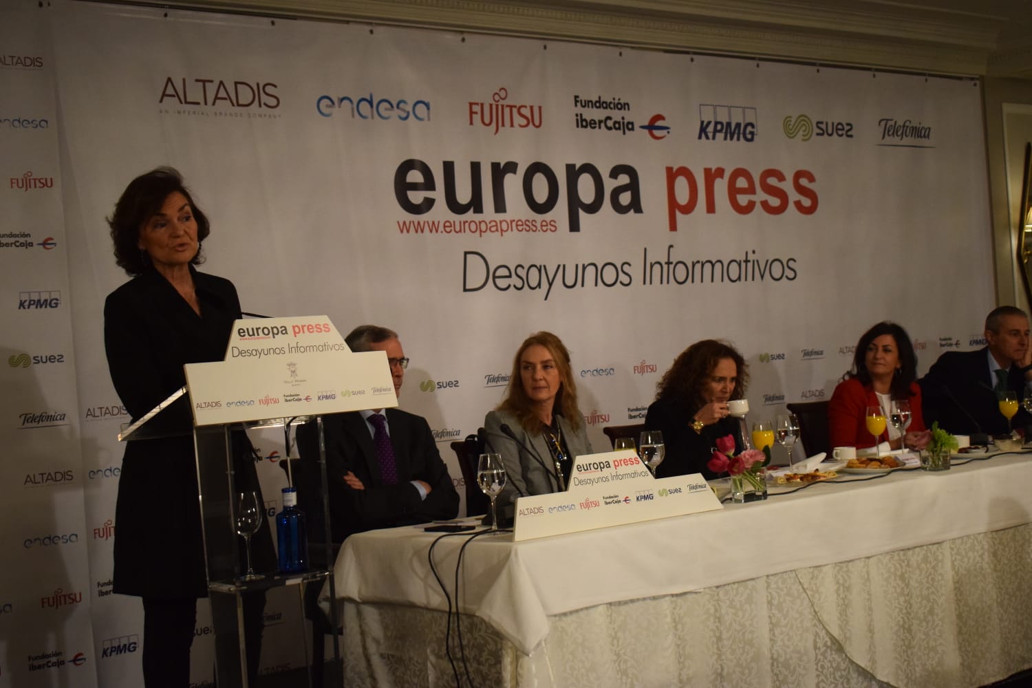 Fotos: Concha Andreu, protagonista este jueves de los Desayunos Informativos de Europa Press