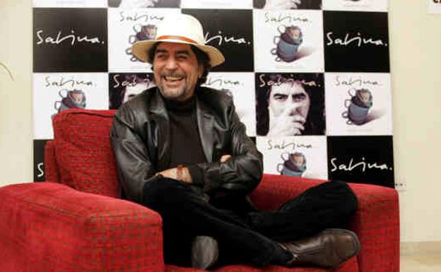 El cantautor Joaquín Sabina