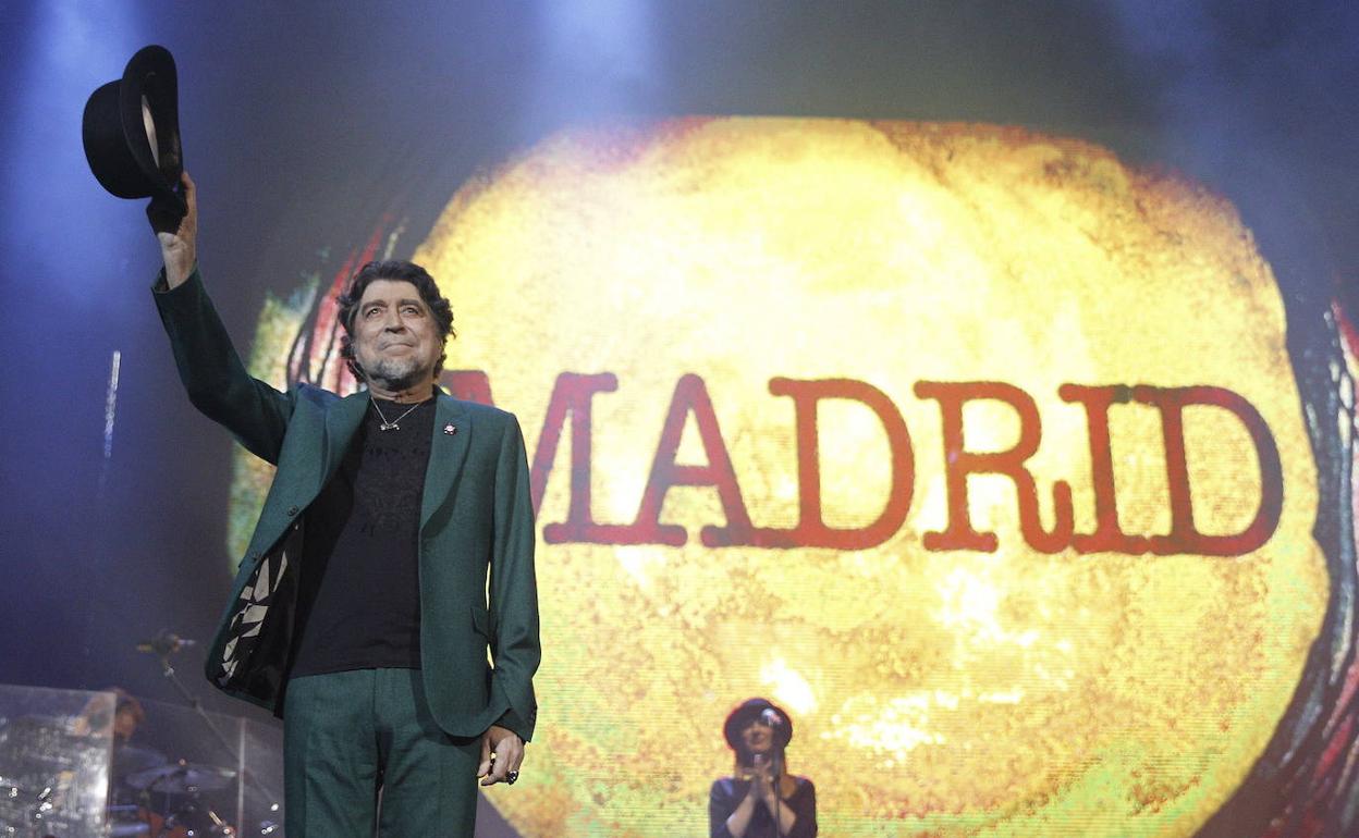 Joaquín Sabina, durante el concierto. 