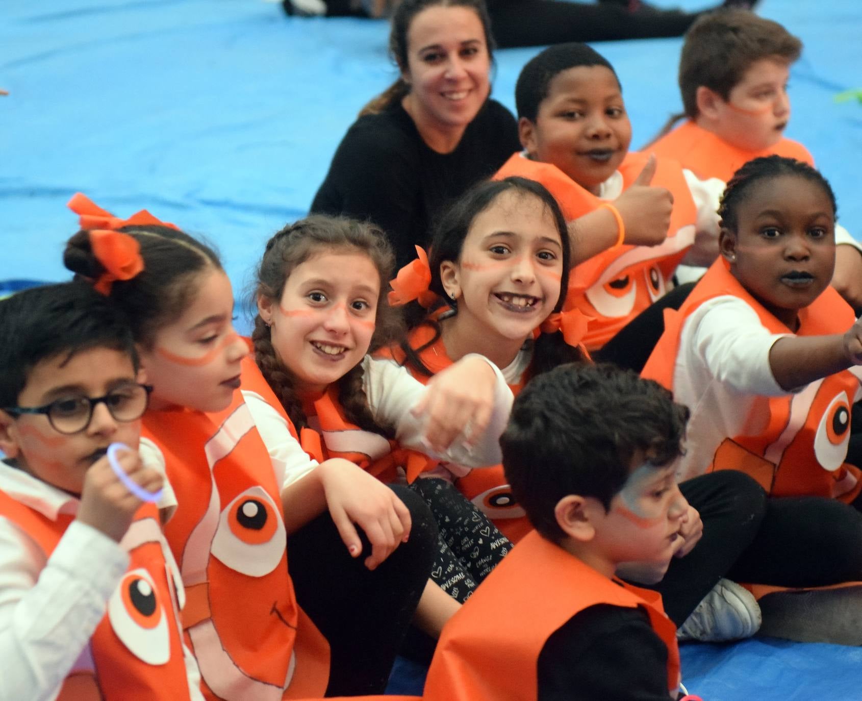 Celebración del Carnaval de las ludotecas municipales de Logroño en el Polideportivo de Las Gaunas.