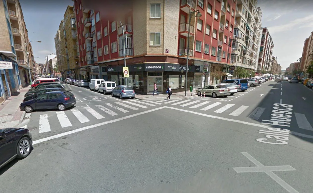 La intersección de la calle Huesca con Vélez de Guevara se cortará al tráfico el lunes y el martes