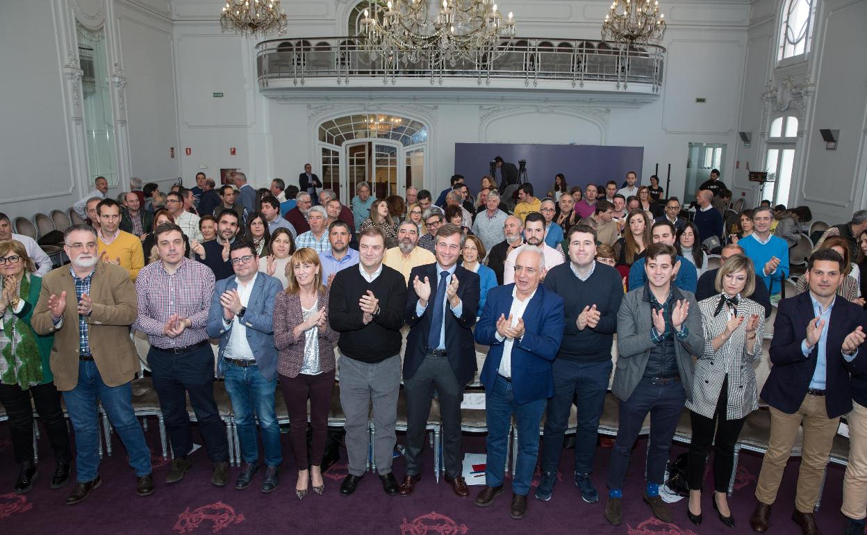 Asistentes a la reunión Intermunicipal del PP, incluido José Ignacio Ceniceros