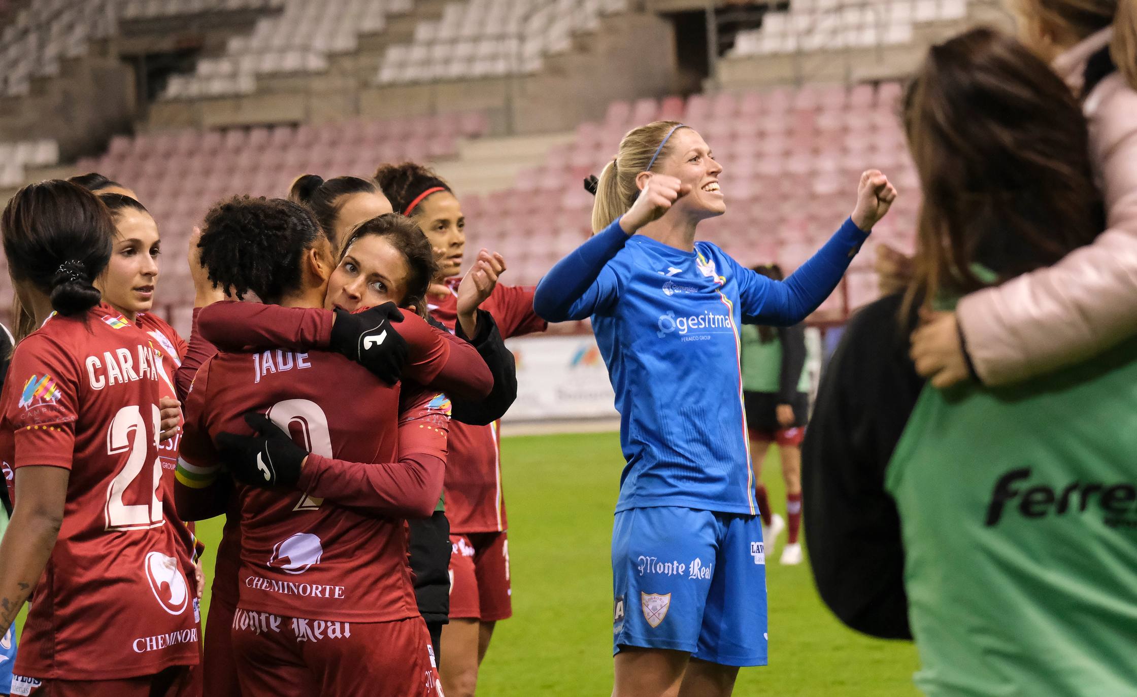 Fotos: Las imágenes de la histórica clasificación del EDF para las semifinales de la Copa de la Reina