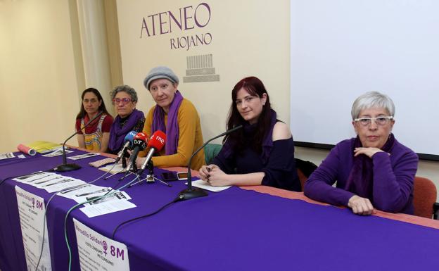 La manifestación del 8M en Logroño tendrá un bloque exclusivamente femenino y otro mixto