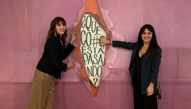 Rosa Márquez y Marta Jaenes, autoras del documental '¿Qué coño está pasando?'. netflix