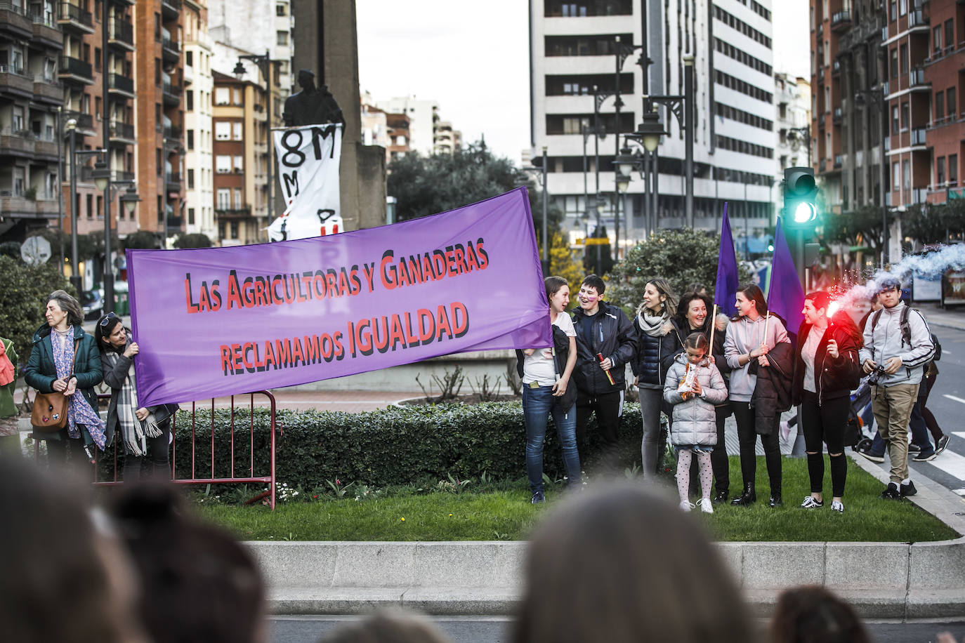 Fotos: 8M: Manifestación del Día Internacional de la Mujer en Logroño