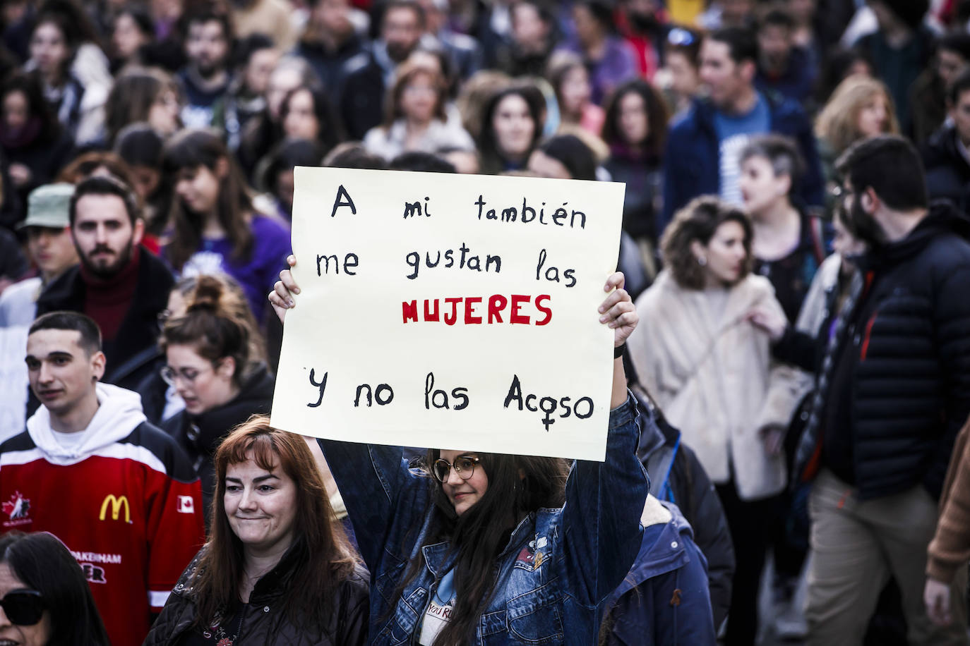 Fotos: 8M: Manifestación del Día Internacional de la Mujer en Logroño