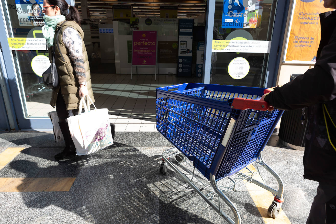 Fotos: Sábado atípico en Logroño por el coronavirus (I)
