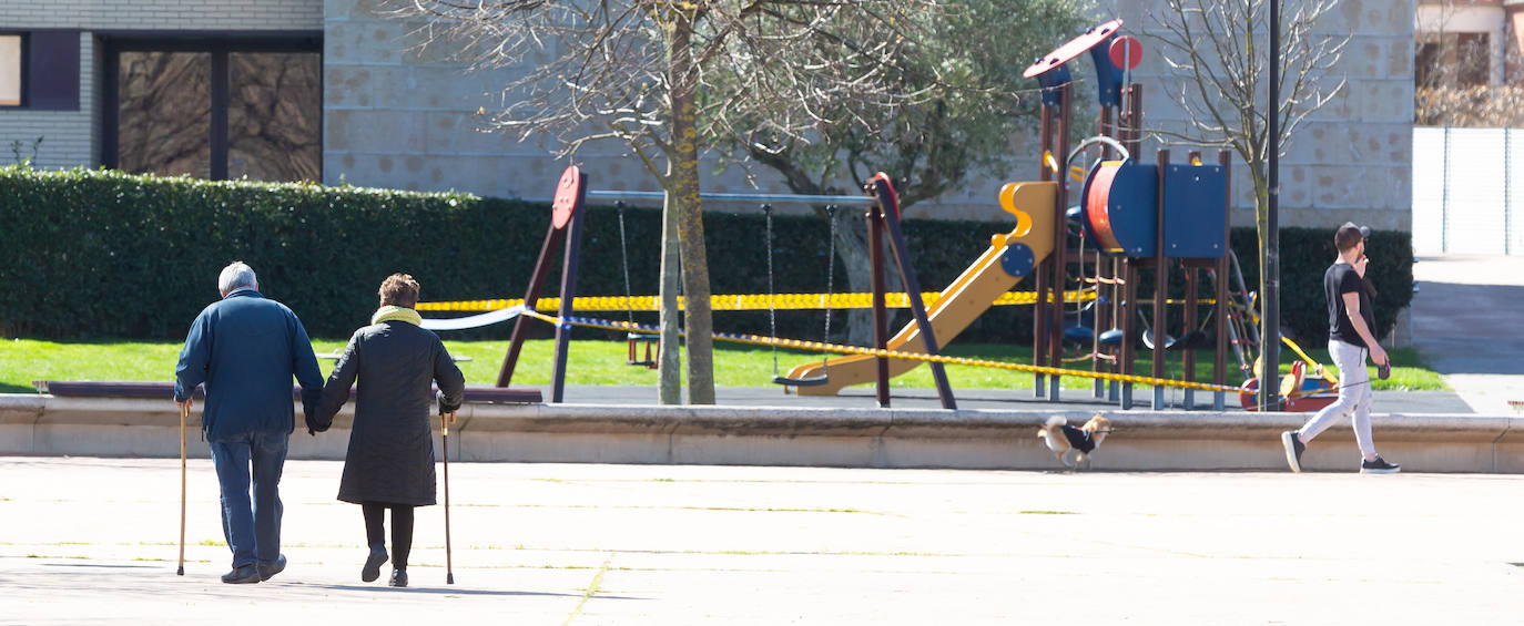 Fotos: Sábado atípico en Logroño por el coronavirus (I)
