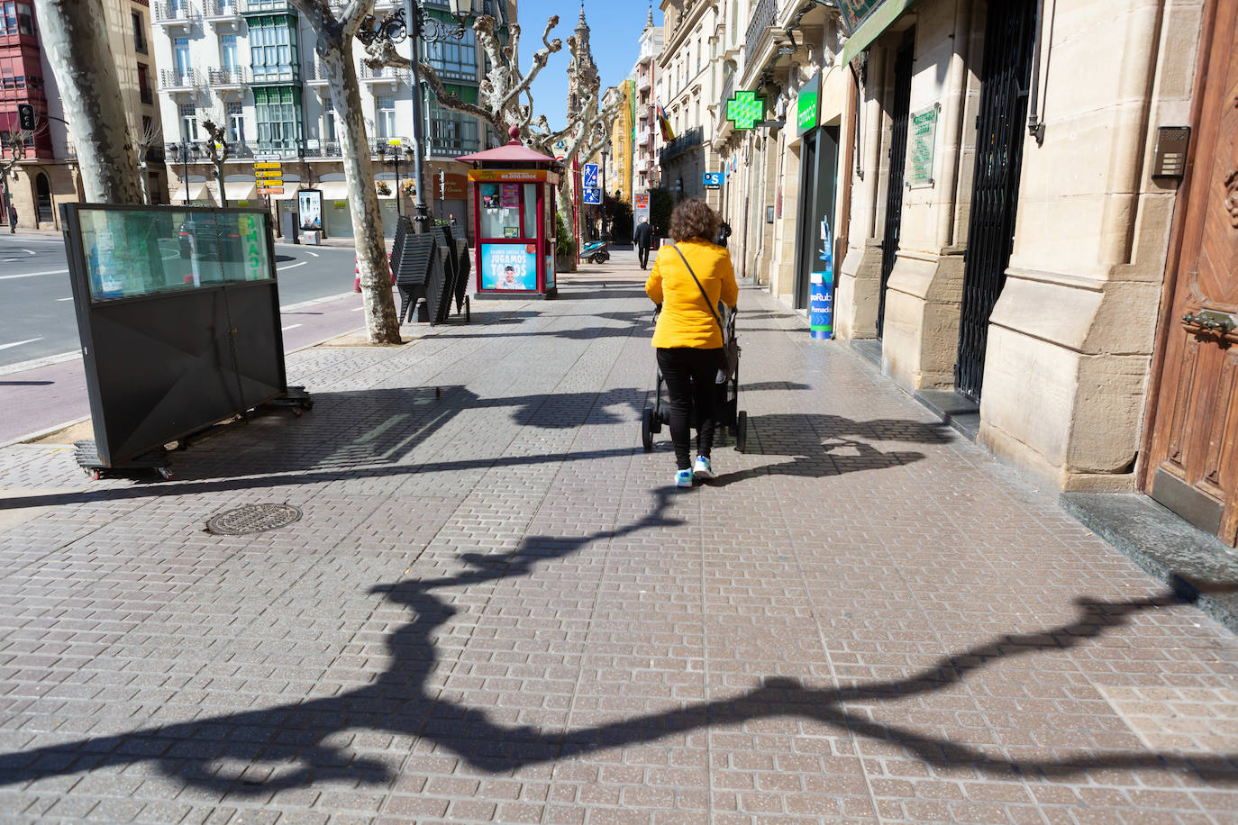 Fotos: Sábado atípico en Logroño por el coronavirus (I)