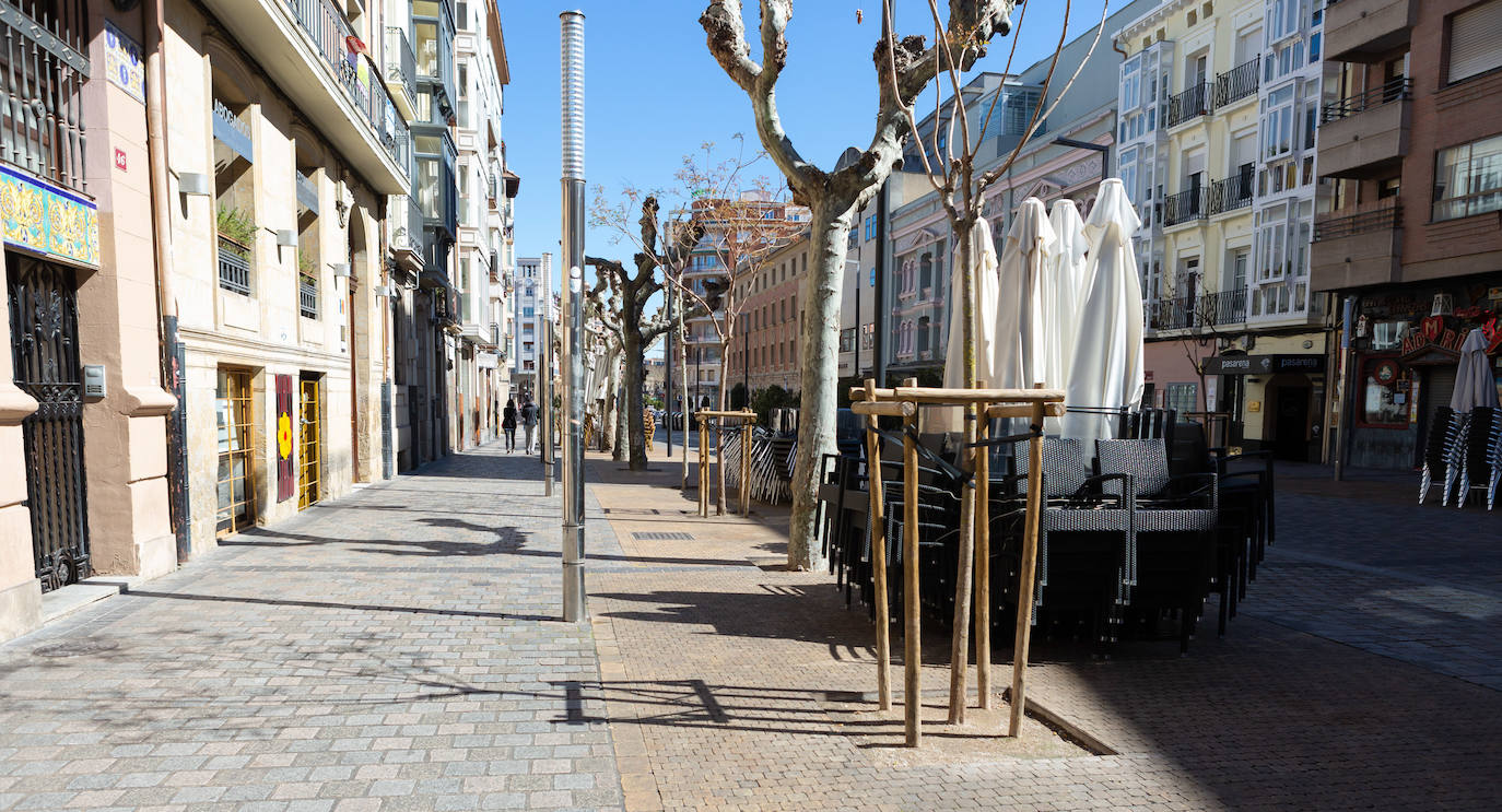 Fotos: Sábado atípico en Logroño por el coronavirus (II)