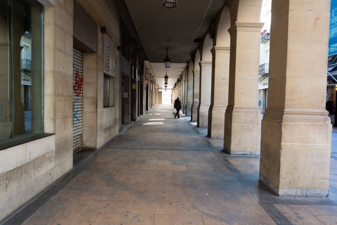 Fotos: Sábado atípico en Logroño por el coronavirus (I)
