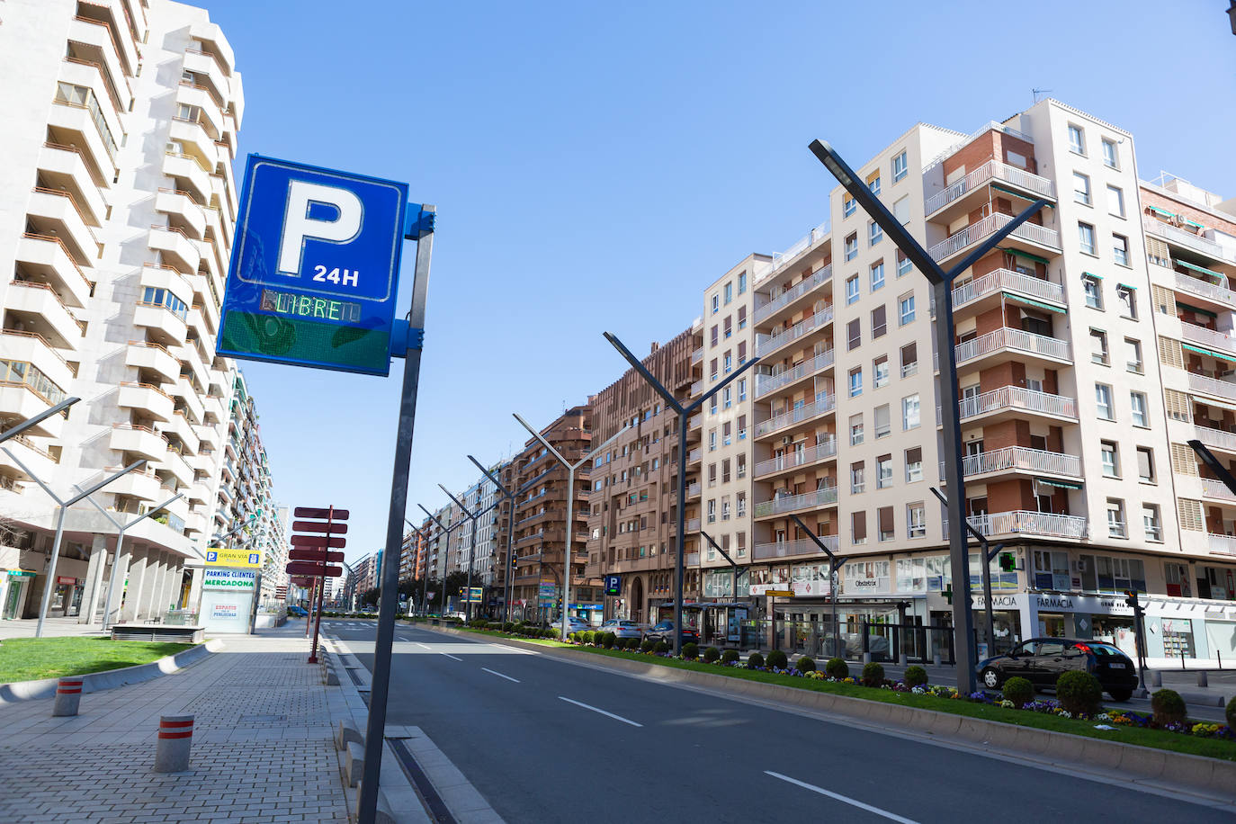 Fotos: Sábado atípico en Logroño por el coronavirus (I)