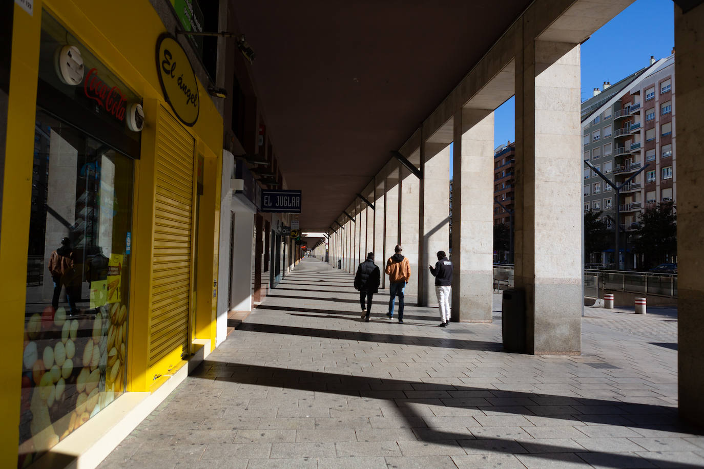 Fotos: Sábado atípico en Logroño por el coronavirus (I)