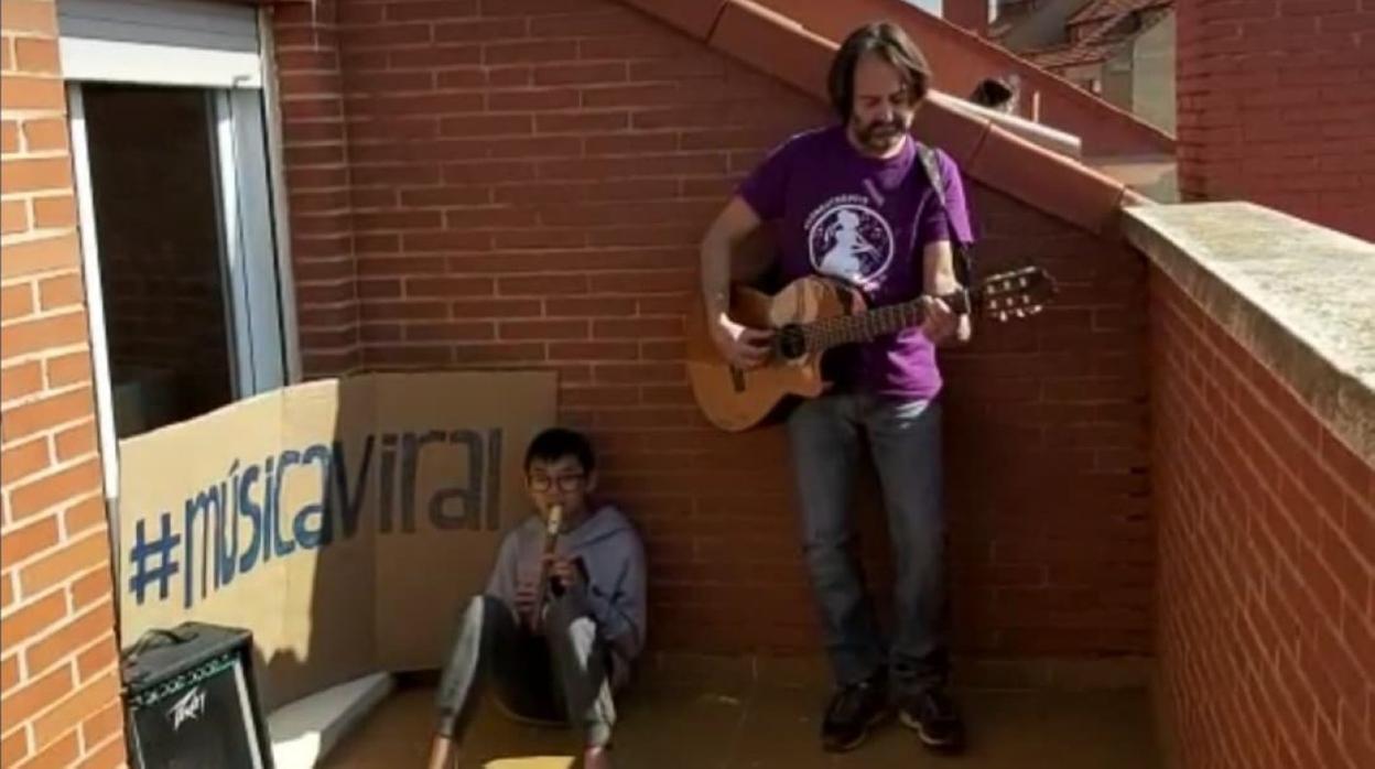 Los profesores animan a hacer música desde las ventanas empezando por el Himno de la alegría