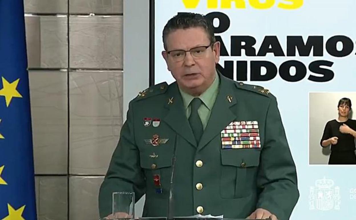 Laurentino Ceña, director operativo de la Guardia Civil.