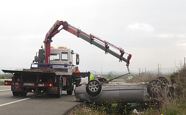 Fallece un alfareño de 74 años en un accidente en la N-232 cerca de Rincón