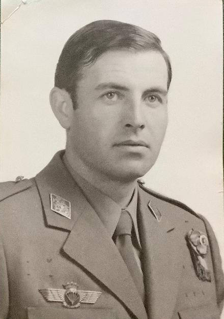 El comandante Julián Ezquerro, en una de sus últimas fotos.