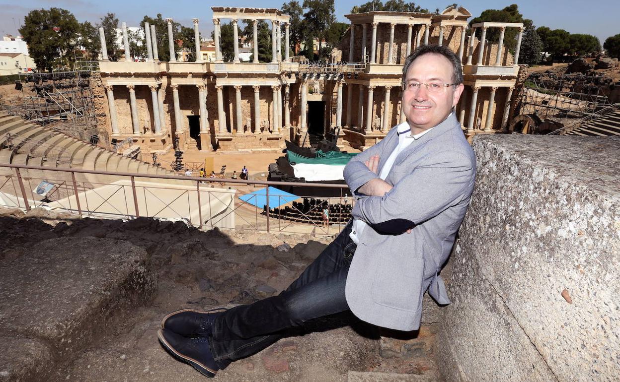 Jesús Cimarro, director de Festival de Teatro Clásico de Mérida, que afronta su 66 edición. 