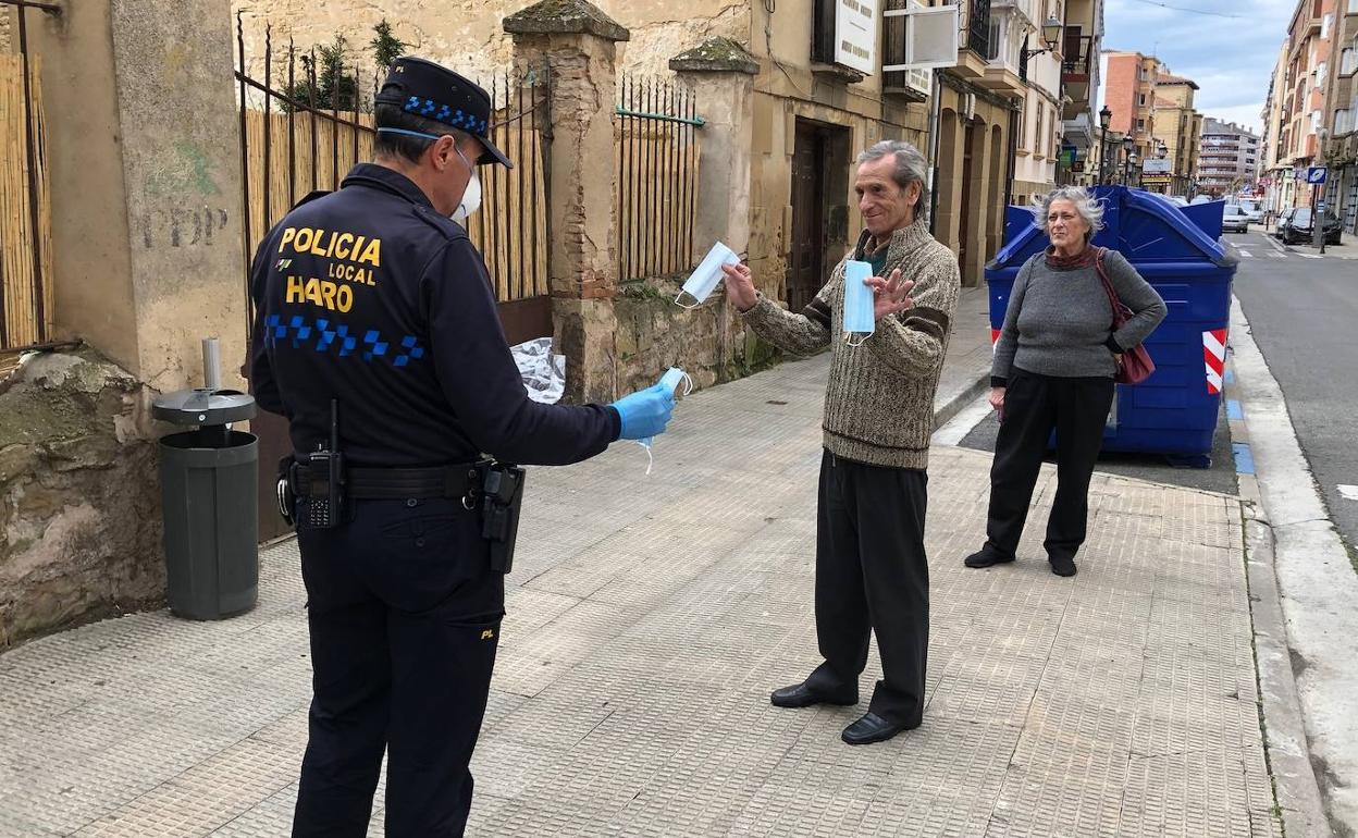 Coronavirus en La Rioja: Más de 2.000 mascarillas para Haro