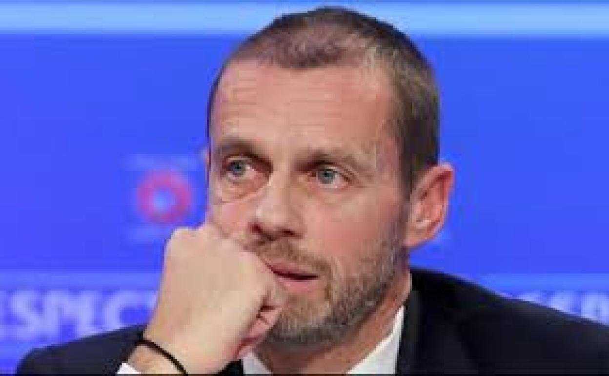 Aleksander Ceferin, presidente de la UEFA. 