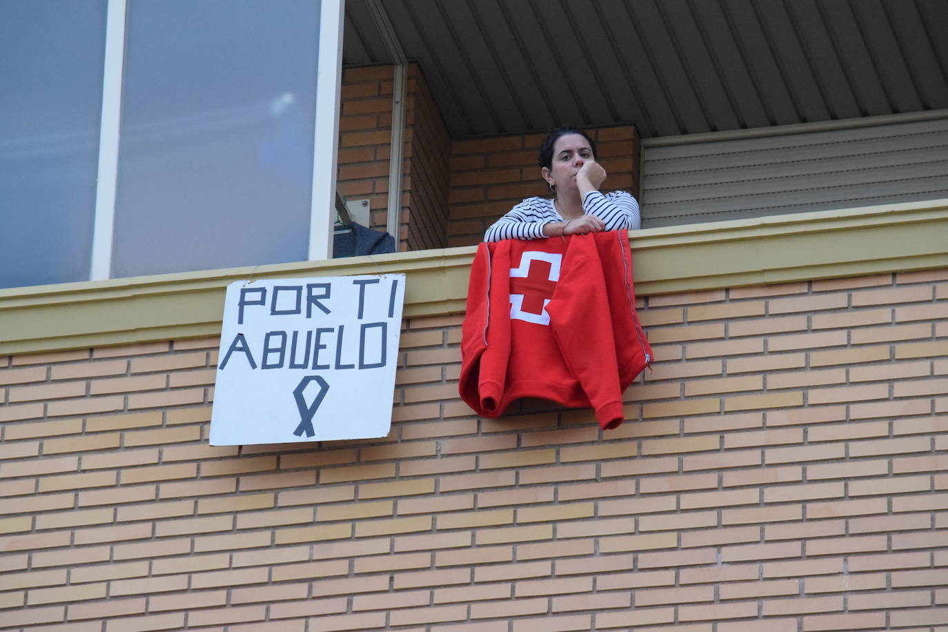 Logroño sigue apoyando cada día a sus héroes. 