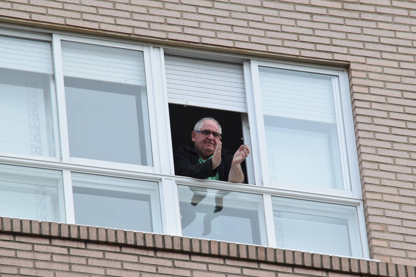 Logroño sigue apoyando cada día a sus héroes. 