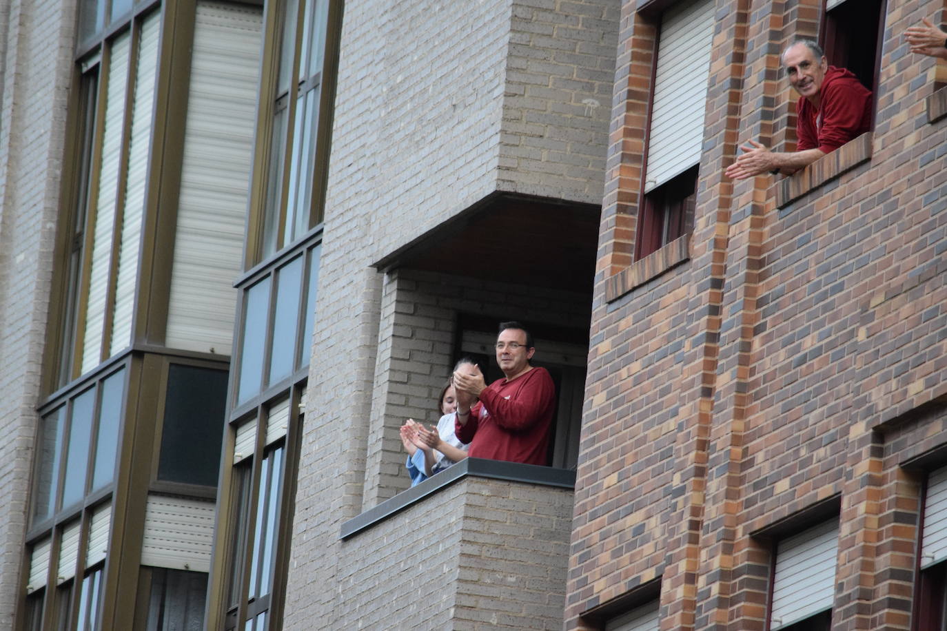 Logroño sigue apoyando cada día a sus héroes. 