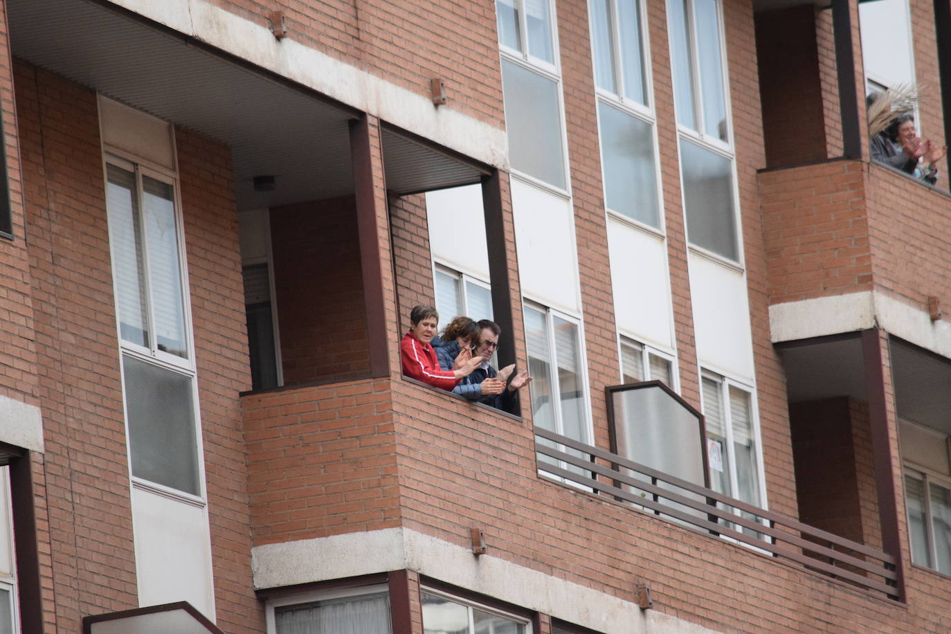 Logroño sigue apoyando cada día a sus héroes. 