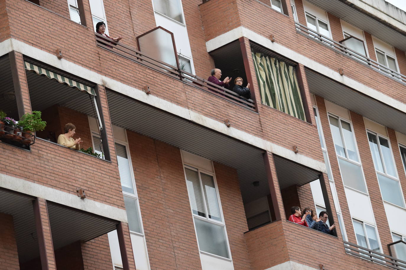 Logroño sigue apoyando cada día a sus héroes. 