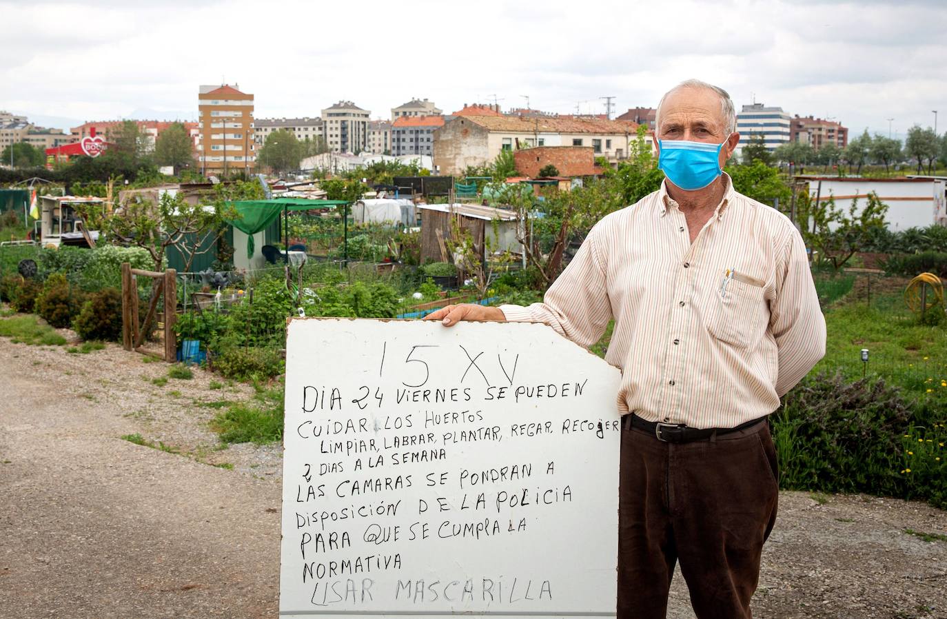 En Logroño, así se vivía este viernes la vuelta al cuidado de la tierra