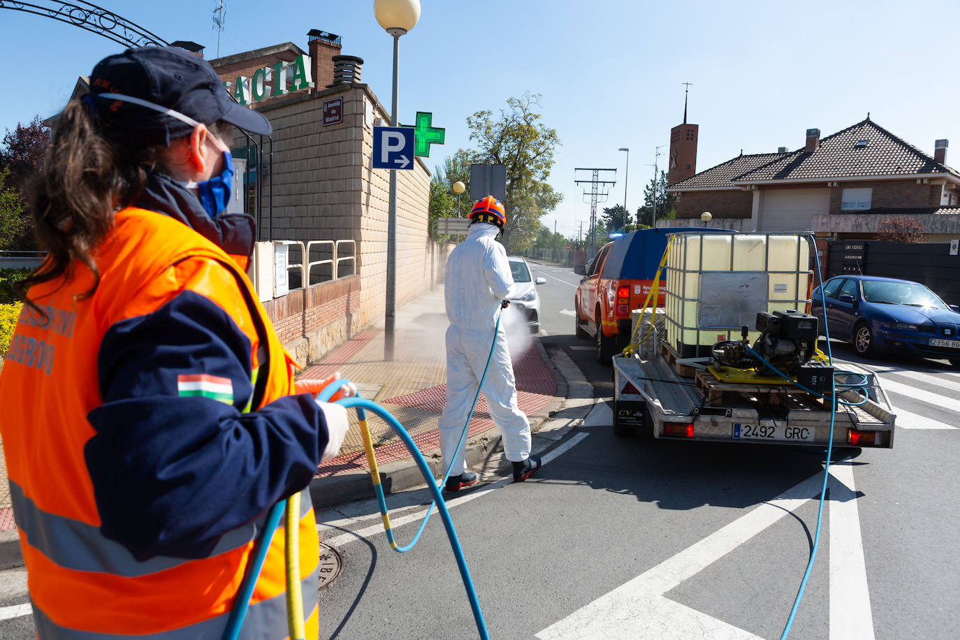reinta y cinco voluntarios luchan contra el COVID-19