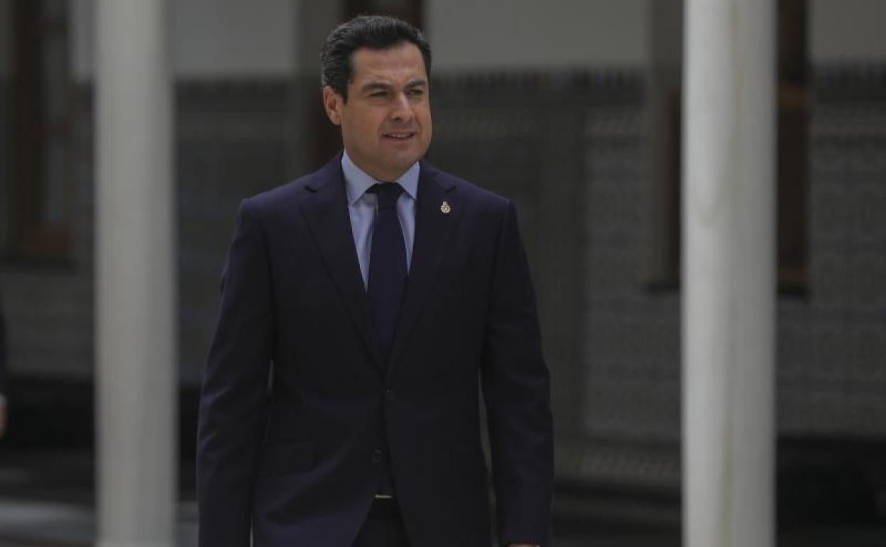 Juanma Moreno, presidente de la Junta de Andalucía.