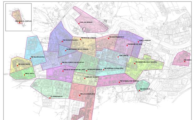 Mapa de los 23 lugares donde recoger las pantallas para niños