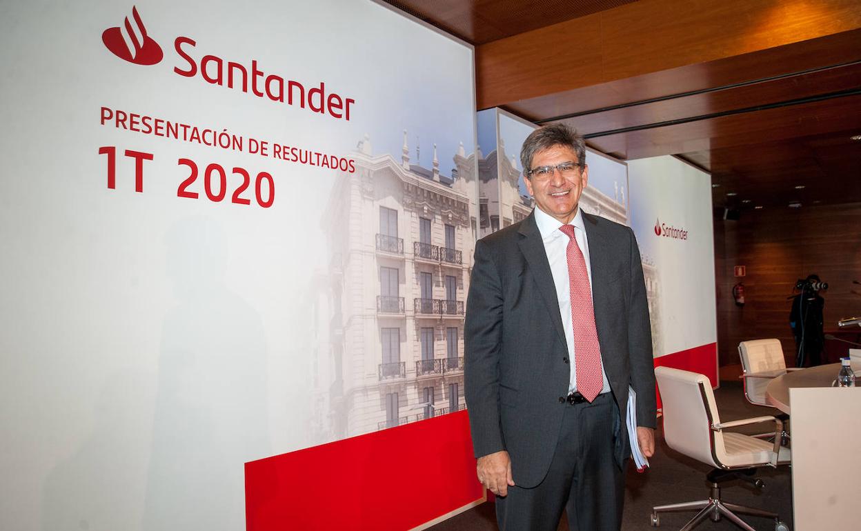 El consejero delegado del Santander, José Antonio Álvarez. 