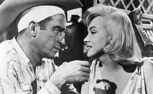 Montgomery Clift y Marilyn Monroe en 'Vidas rebeldes'.