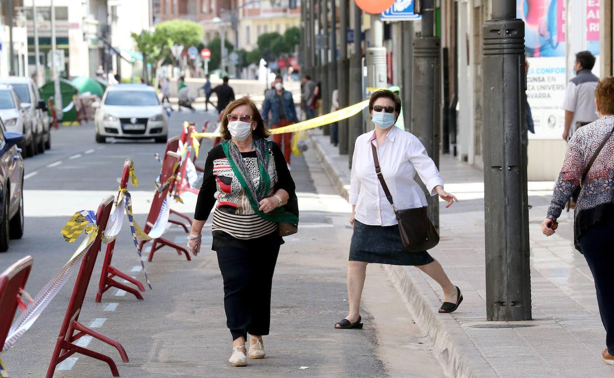 Gonzalo de Berceo y República Argentina, primeras calles en estar preparadas para ampliar sus aceras