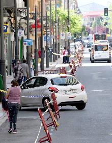 Imagen secundaria 2 - Gonzalo de Berceo y República Argentina, primeras calles en estar preparadas para ampliar sus aceras