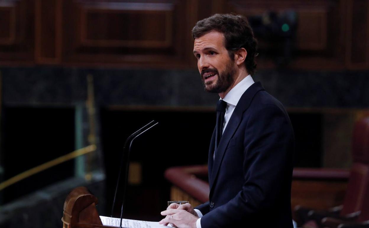 Casado, en el Congreso este miércoles