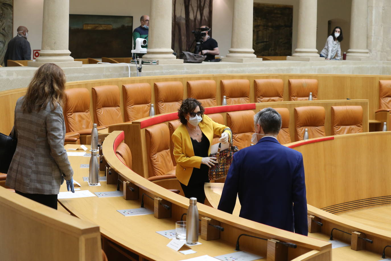 Este jueves se ha celebrado el Parlamento de La Rioja en el que ha comparecido la presidenta del Gobierno regional, Concha Andreu.