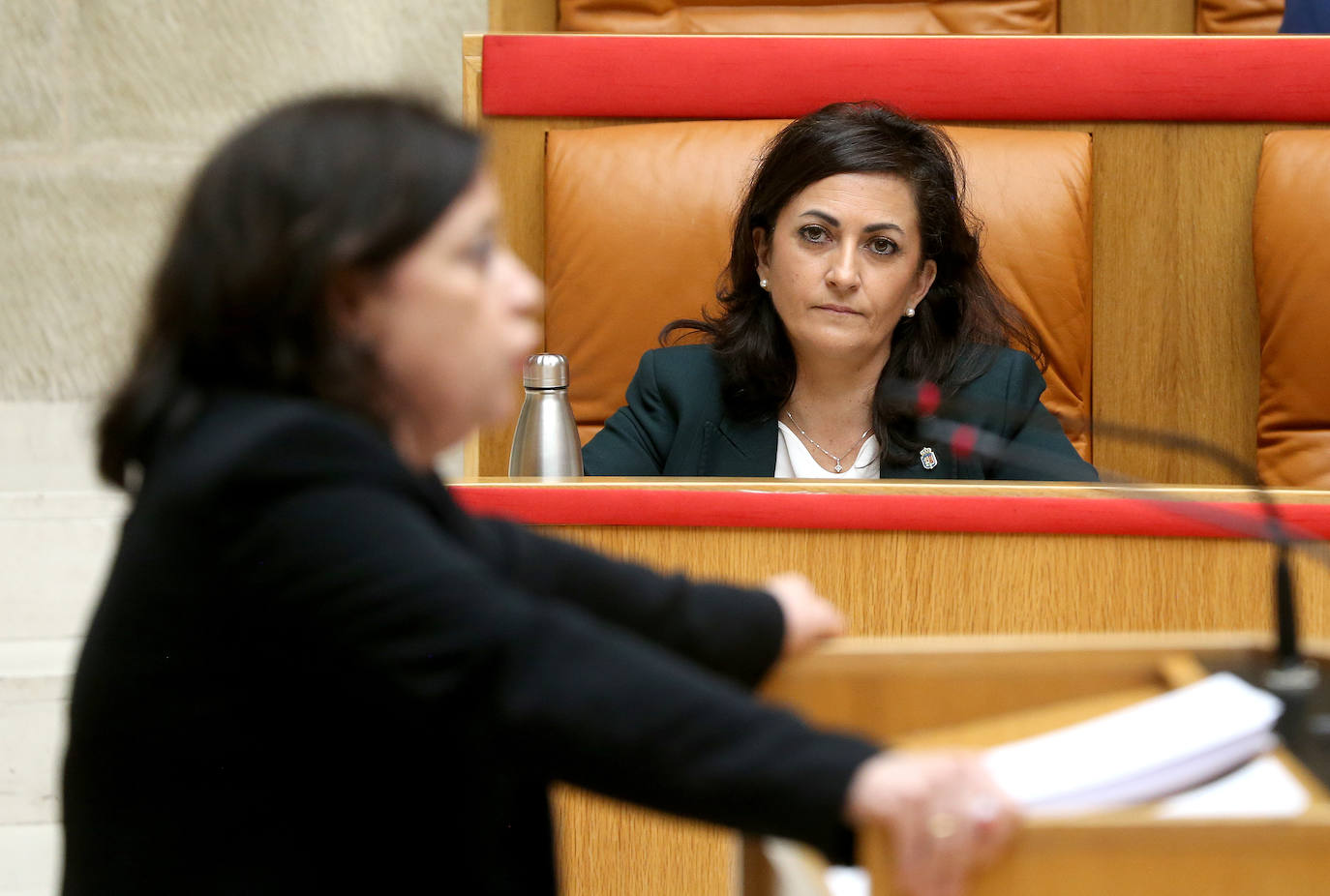 Este jueves se ha celebrado el Parlamento de La Rioja en el que ha comparecido la presidenta del Gobierno regional, Concha Andreu.