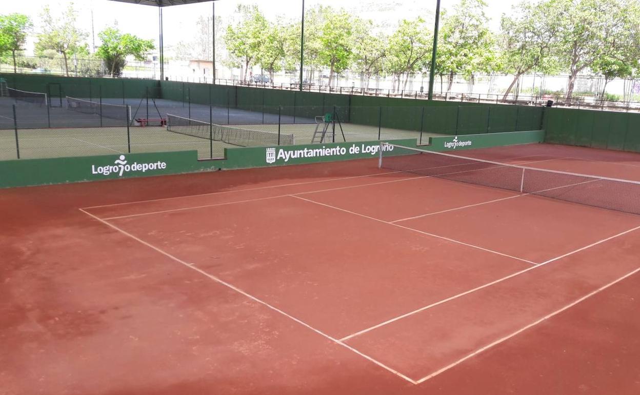 Coronavirus en La Rioja: Las pistas de tenis de las Norias, a la espera de la decisión de Sanidad